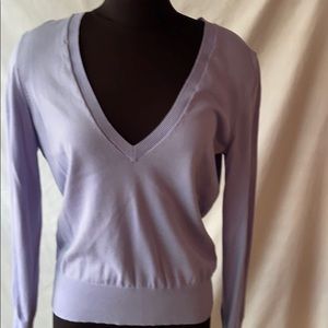 Deep V long sleeve banana republic sweater